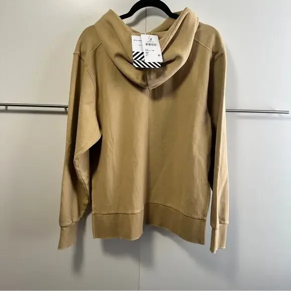 NWT Sandrine RosexFree People Collab Size XS Desir Hoodie Tan Cozy Hip Hop Trend - Picture 3 of 15